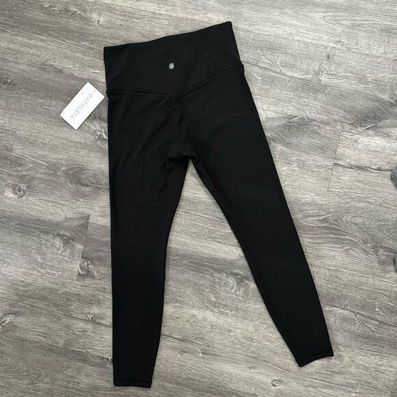 NWT Athleta Ultra High Rise Elation Black Legging / Tight Size Medium TALL - Picture 5 of 11